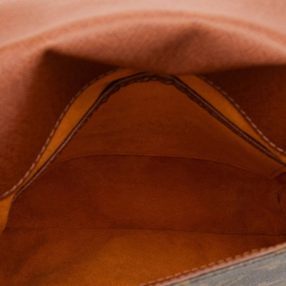 LOUIS VUITTON Authentic Brown Monogram Leather Shoulder Bag - Picture 4 of 6